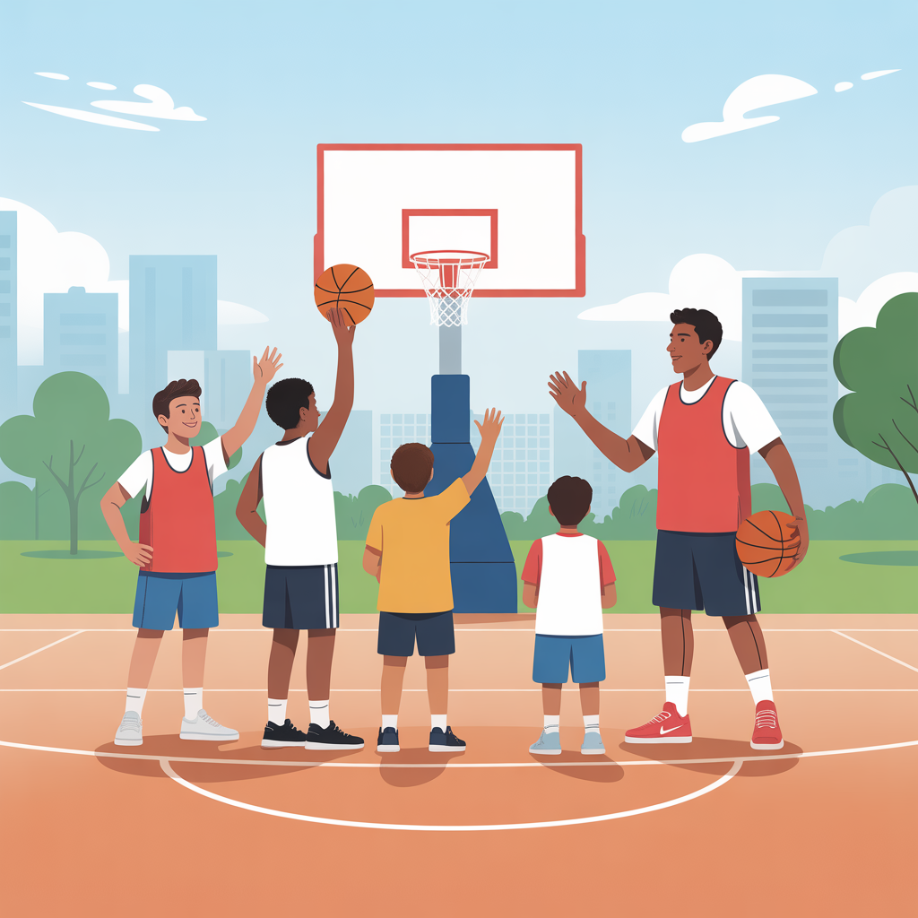 Escena representativa de una comunidad deportiva en crecimiento